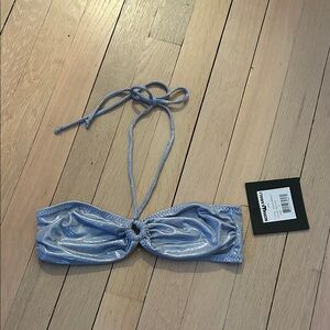 Norma Kamali Misty Blue Bandeau